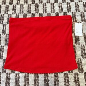A New Day Bold Red Pencil Skirt